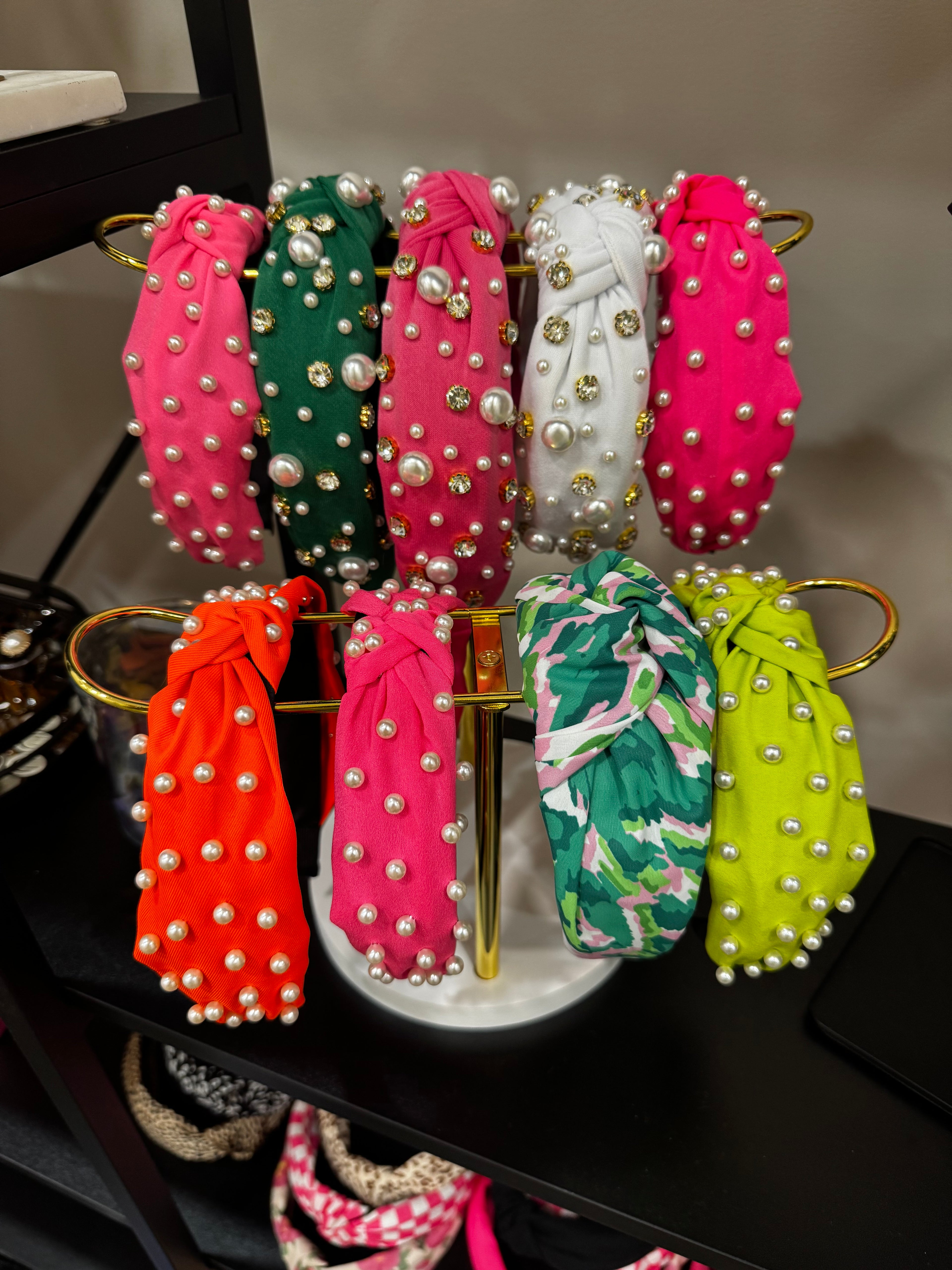 Blisstique Pearl and Rhinestone Headband