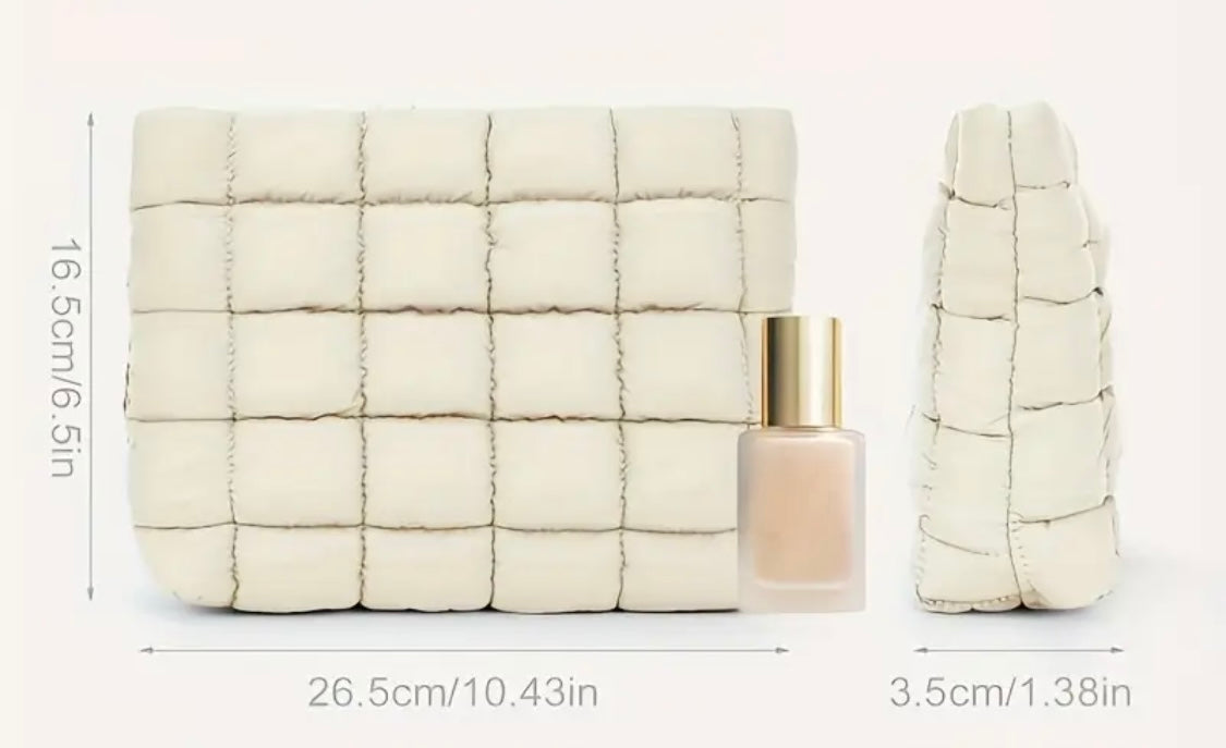 The Quilted Cosmetic Bag