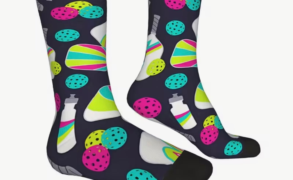 Vintage pickleball Unisex compression socks