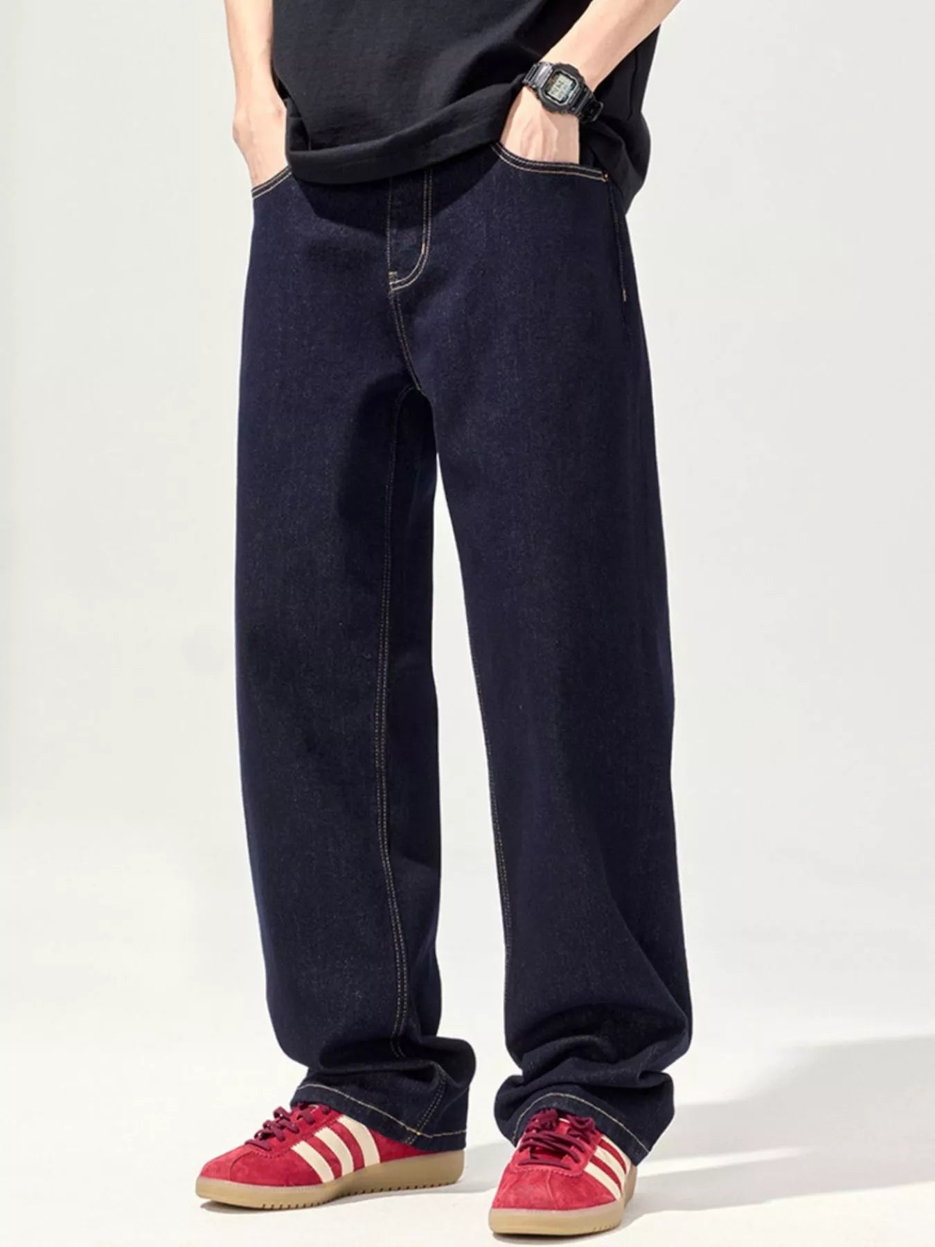 Men's Wide Leg Jeans