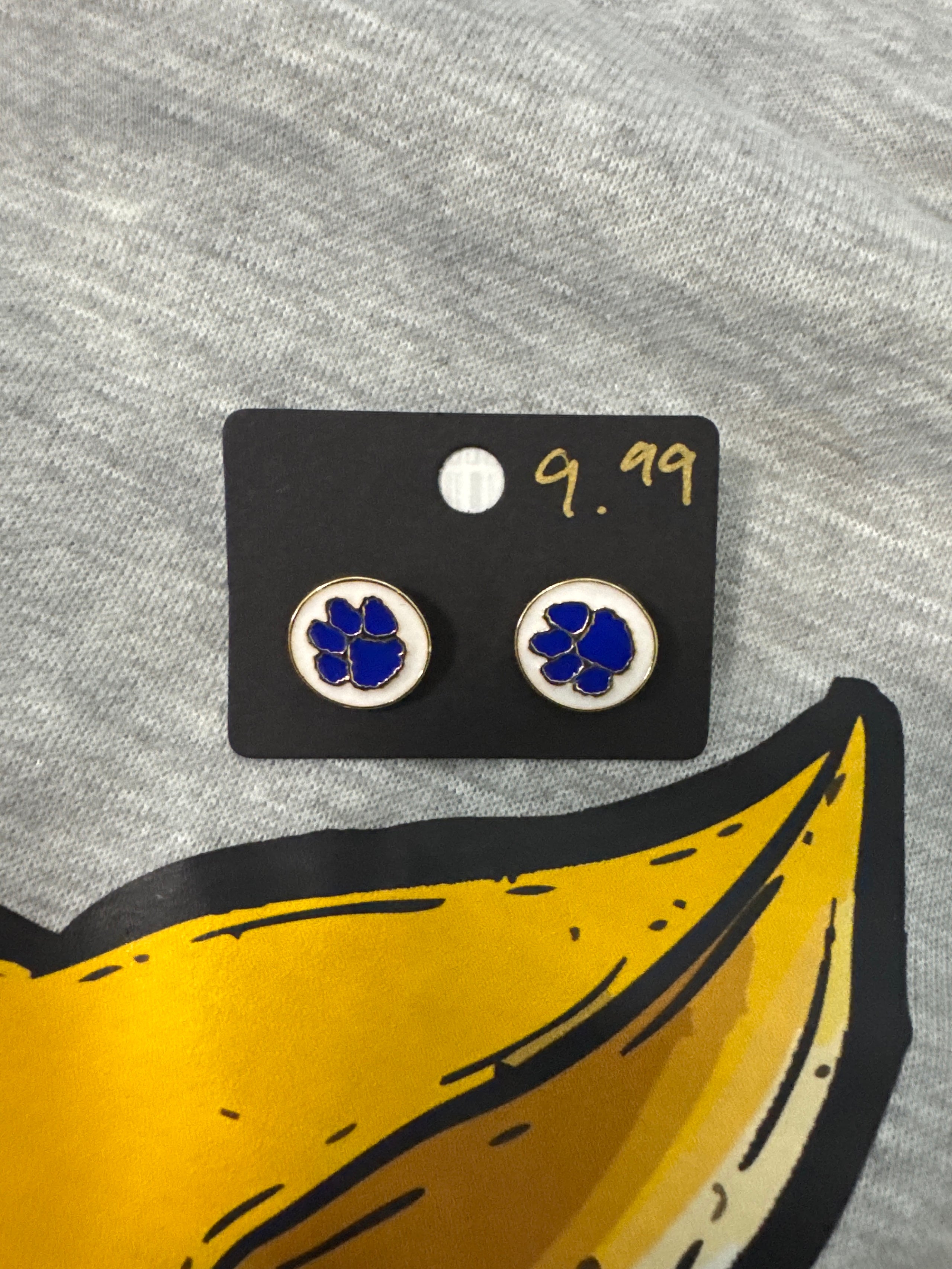 Uk paw earrings