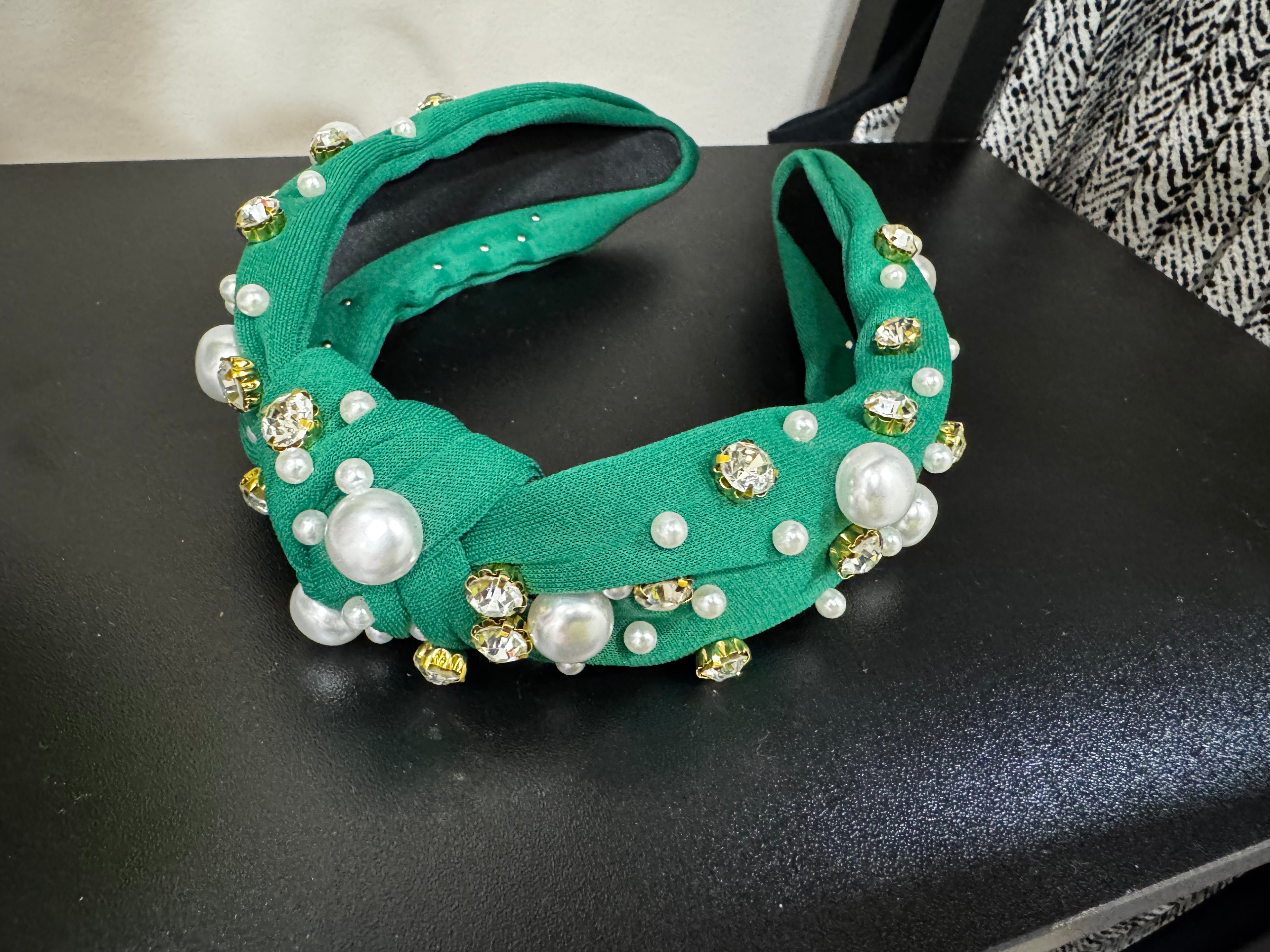 Blisstique Pearl and Rhinestone Headband