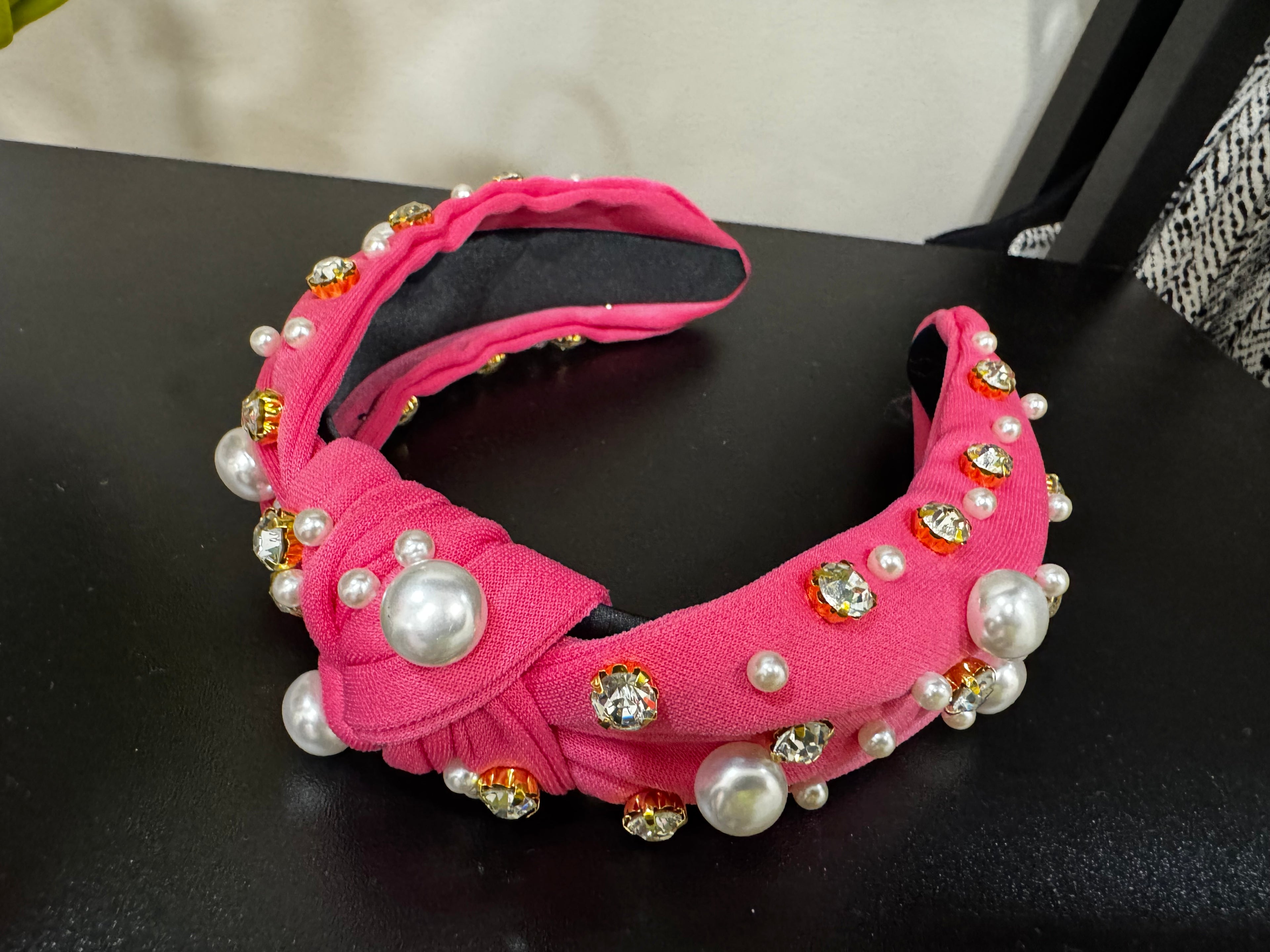 Blisstique Pearl and Rhinestone Headband