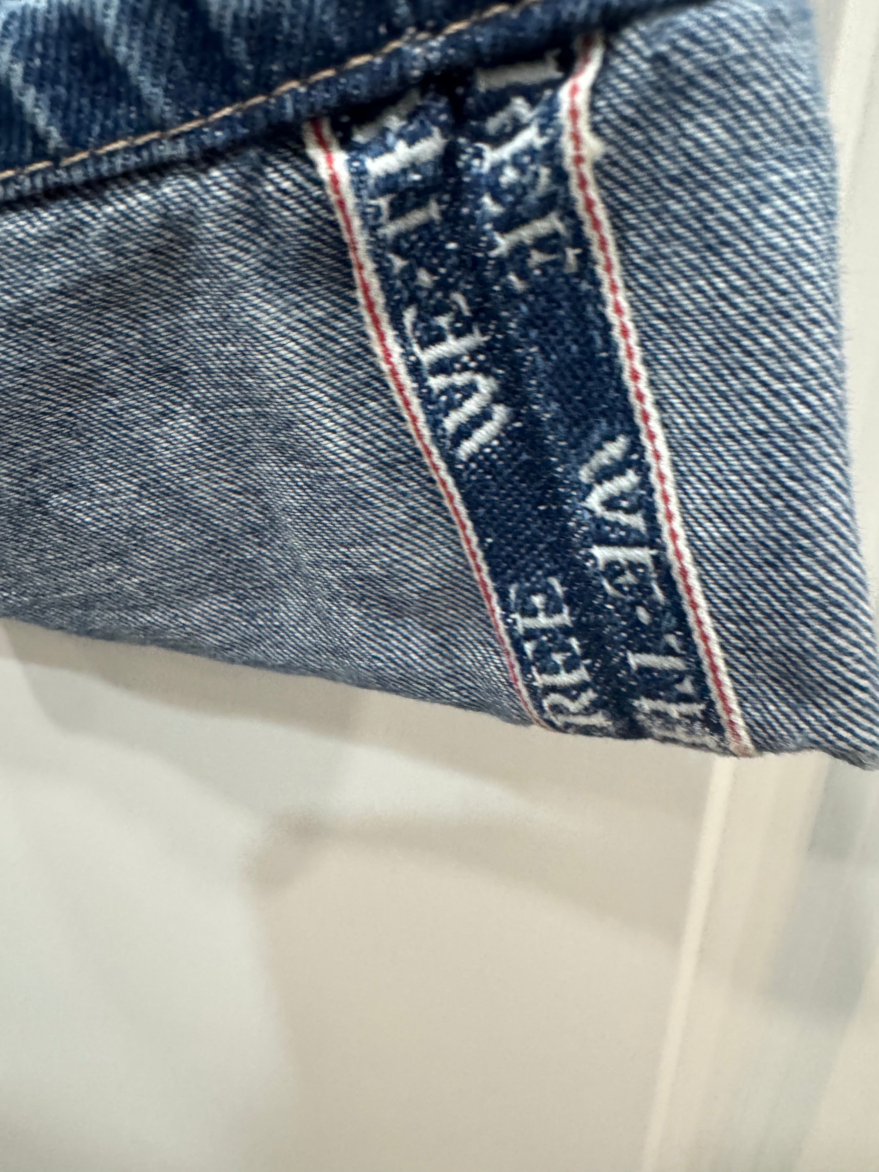 We the Free Slim Shade Selvedge Jeans size 27