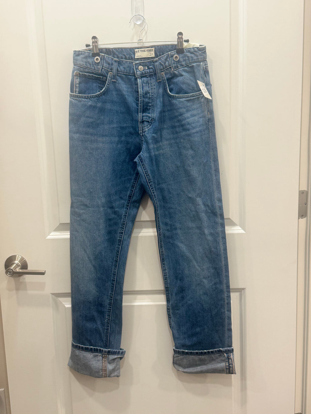 We the Free Slim Shade Selvedge Jeans size 27