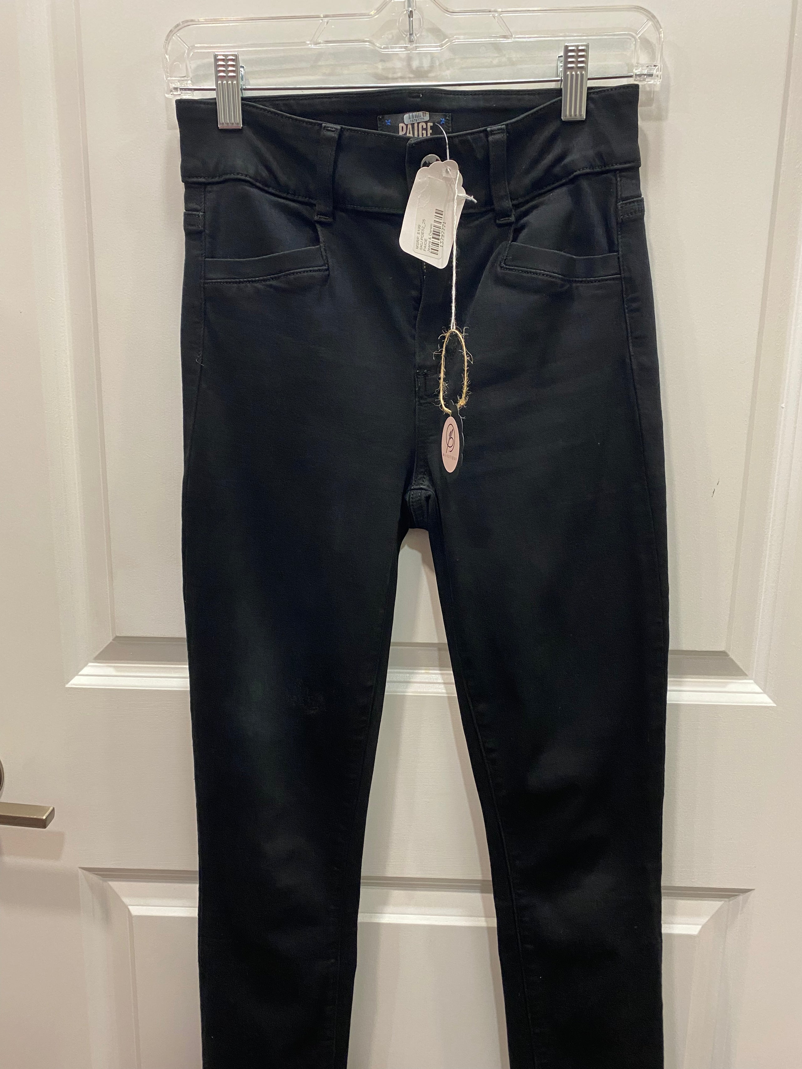 Paige Black Skinny Jeans