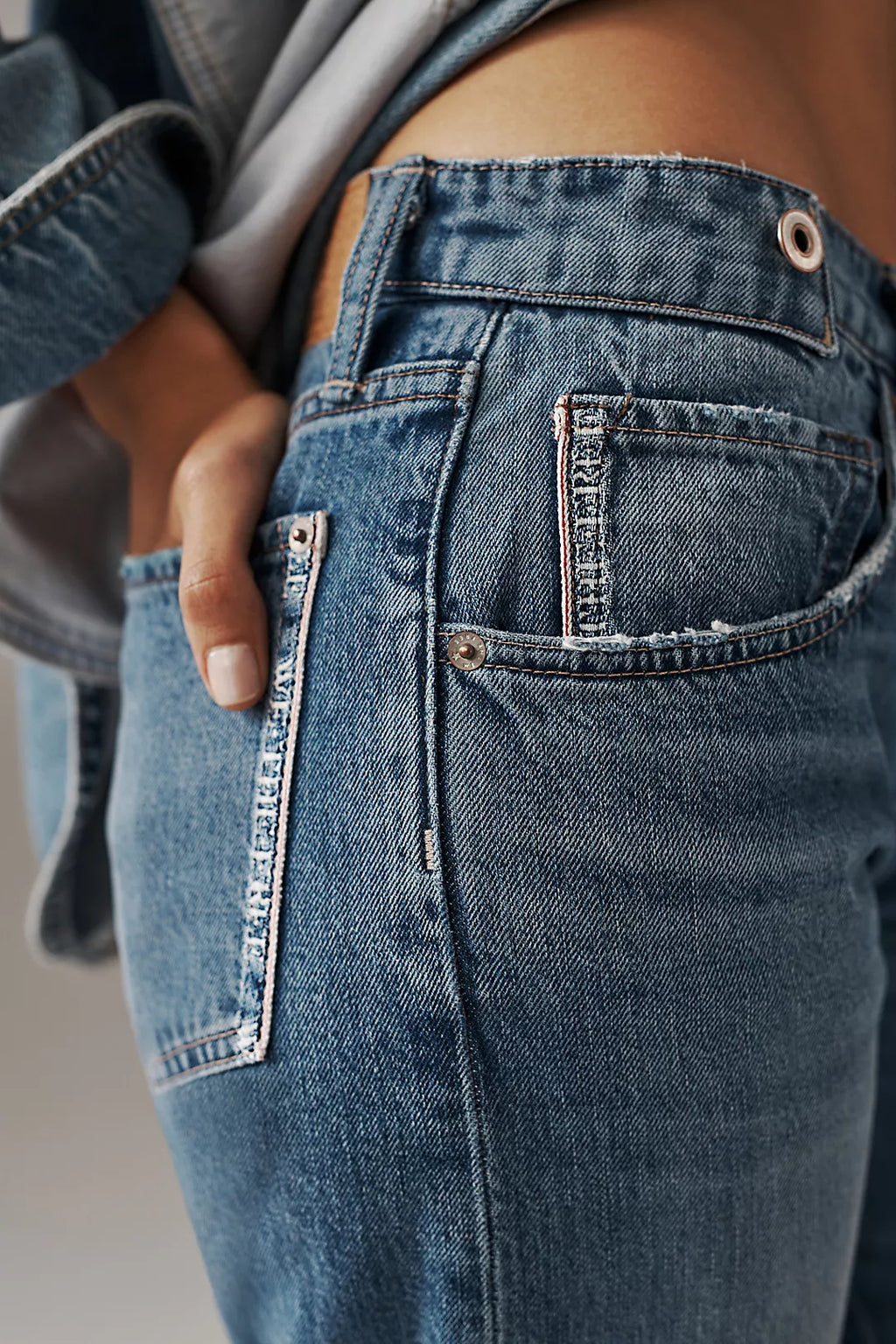 We the Free Slim Shade Selvedge Jeans size 27